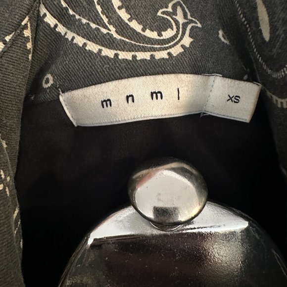 Bandana Paisley Oversized Puffer Coat - Picture 3 of 3